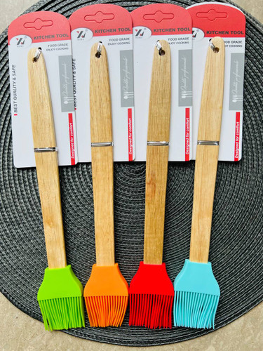 شت سیلیکونی دسته چوبی