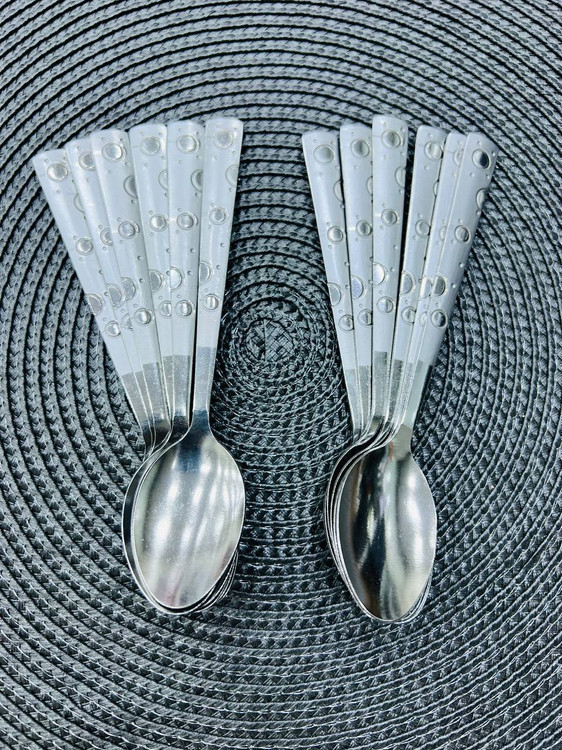 قاشق چای خوری ۶ عددی استیل