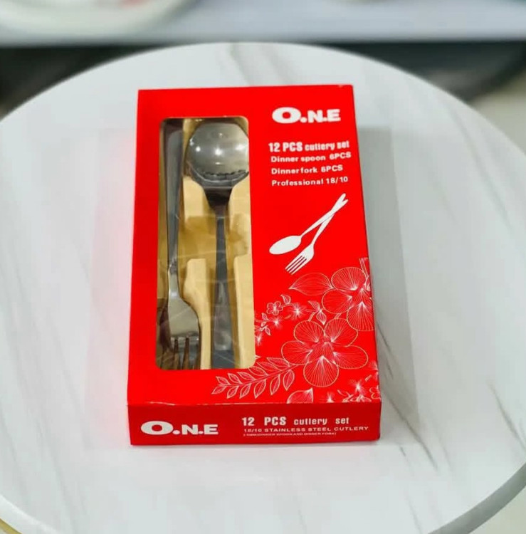 قاشق و چنگال استیل