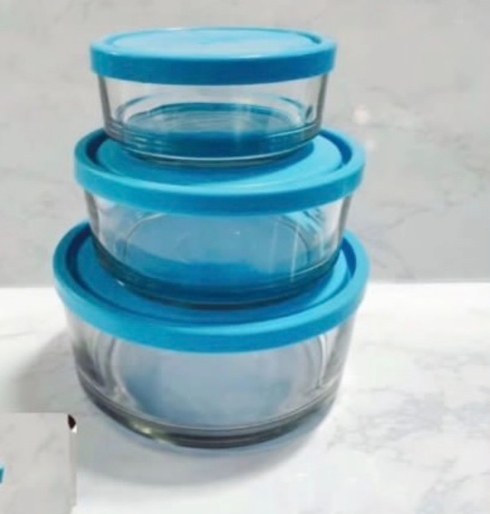 ظرف بلوری ۳ عددی